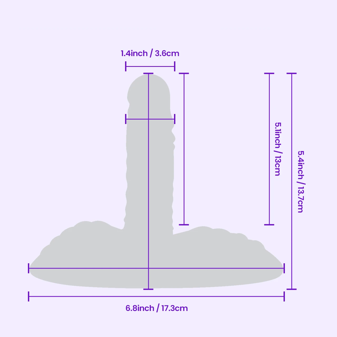 BEISAR Pinhead black size and dimension guide